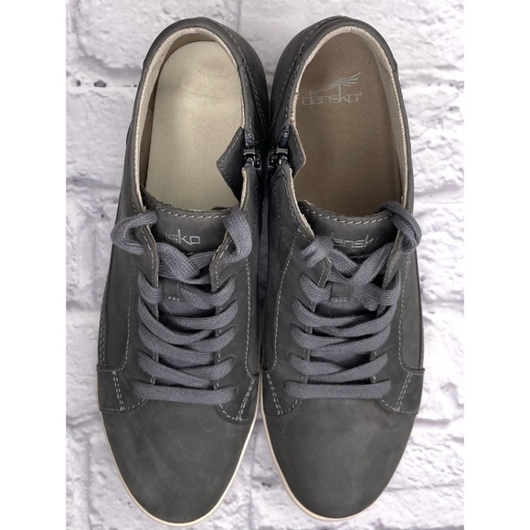 Dansko Onyx Sneakers 4713952300 Side Zip Lace up - Picture 7 of 9